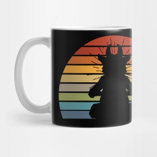 Namaste Yoga Meditation Goat Shadow Mug